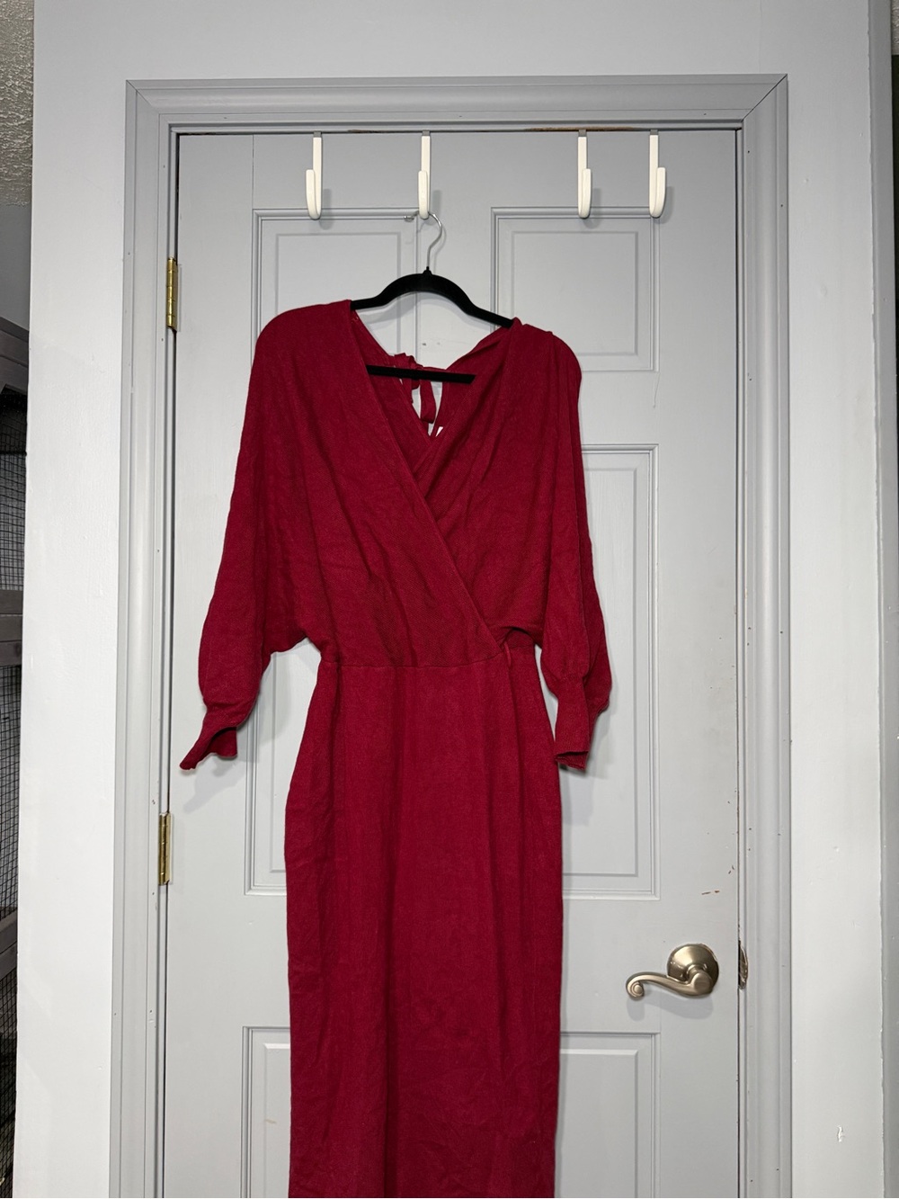Petal & Pup Burgundy Ribbed Knit Tank Dress